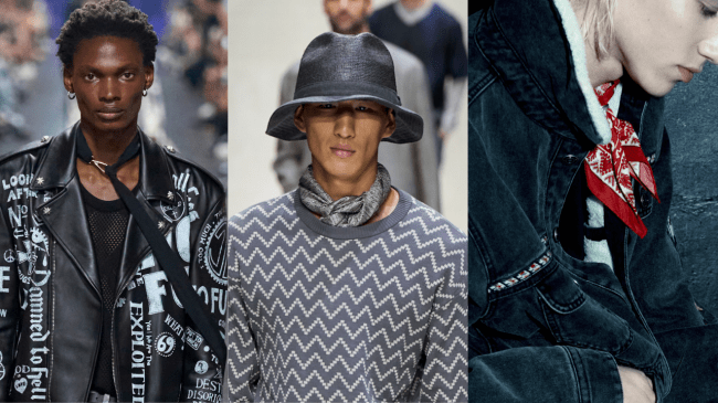Scarves for Men's Jewelry Trends