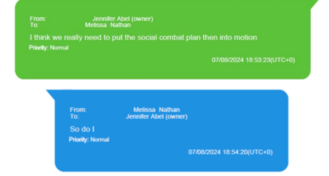 text from Blake Lively vs. Wayfarer Studios