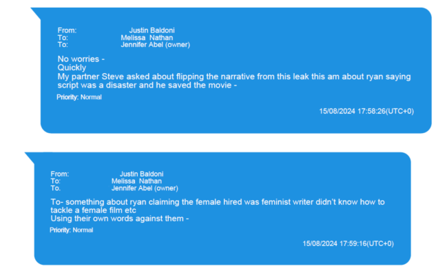 text from Blake Lively v. Wayfarer Studios