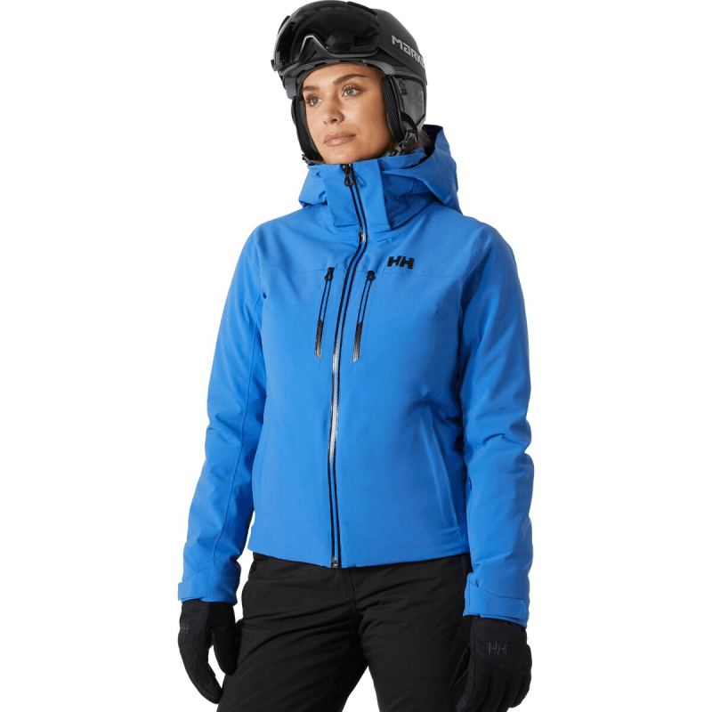 Helly Hansen Alphelia LIFALOFT Ski Jacket in bright blue colorway