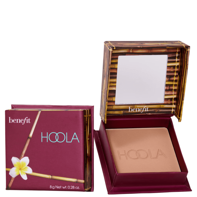 Benefit Hoola Bronzer in a purple compact.