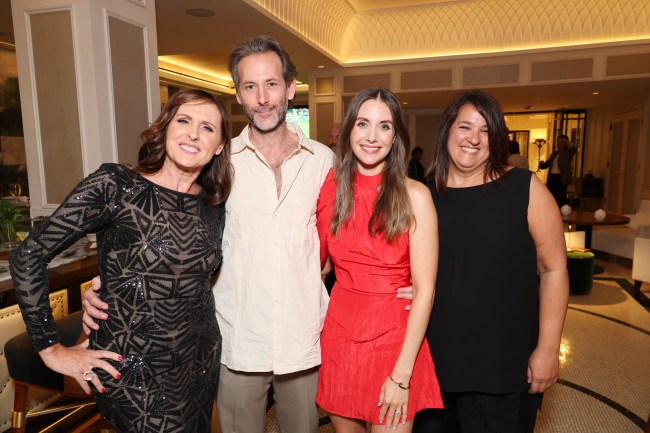Molly Shannon, Jeff Baena, Alison Brie and Arianna Bocco, IFC Films President  see at IFC Films presents SPIN ME ROUND Los Angeles Special Screening, Los Angeles, CA, USA - 17 August 2022