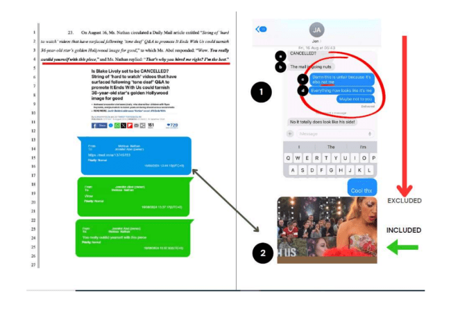 Justin Baldoni texts