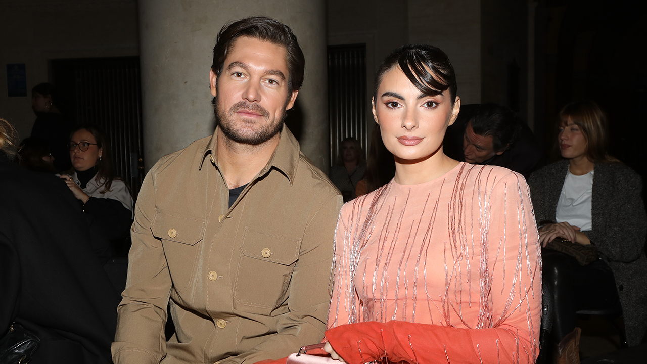 Craig Conover and Paige Desorbo attend the Cucculelli Shaheen fashion show - February 2024 New York Fashion Week on February 10, 2024 in New York City.