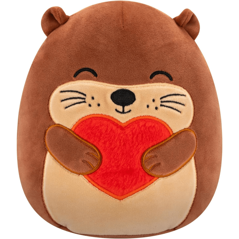 Squishmallows Original 5in Joanne The Brown Otter Holding Heart