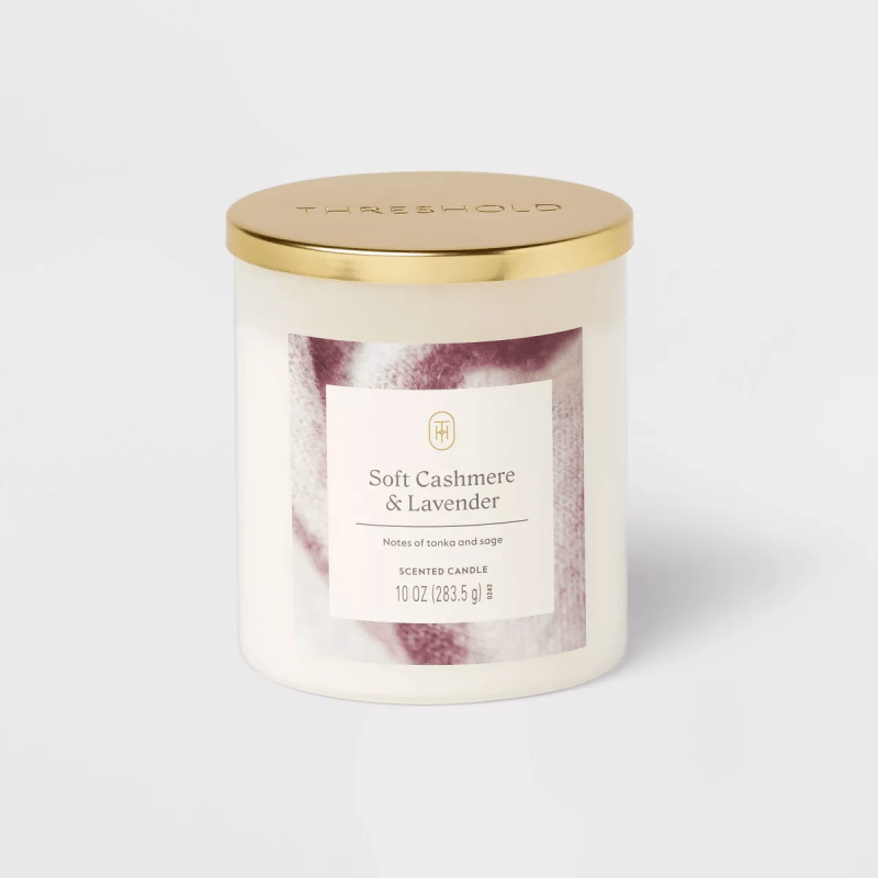 Threshold Lidded Glass Jar Candle - Soft Cashmere & Lavender
