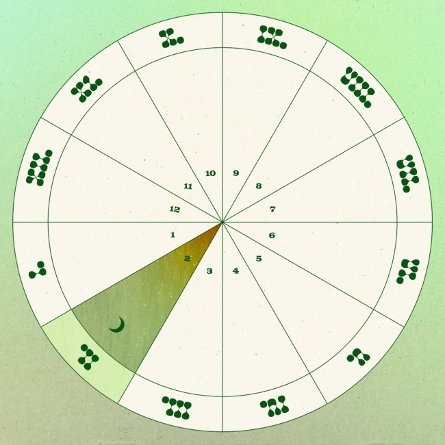 The moon in the second house