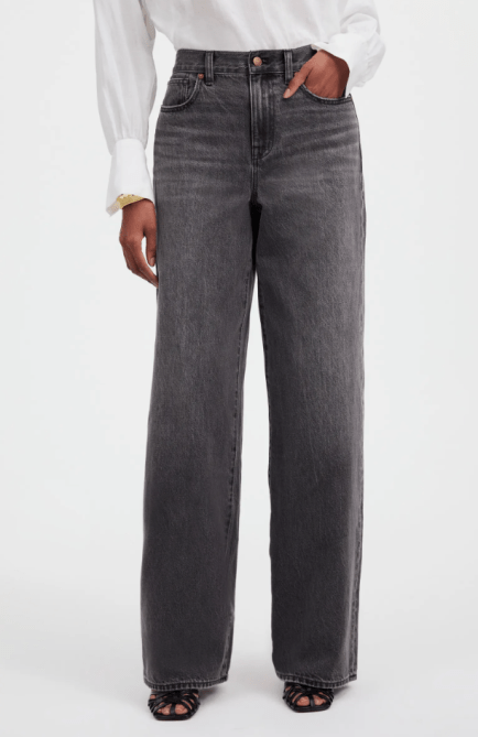 Madewell High Waist Superwide Leg Jeans