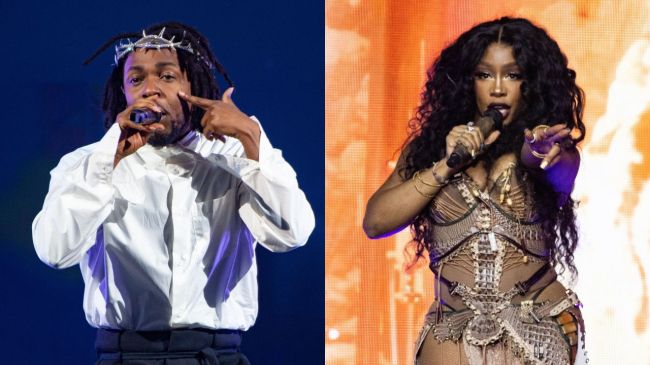 Kendrick Lamar and SZA in concert— the duo announces 2025 'Grand National' stadium tour across North America.