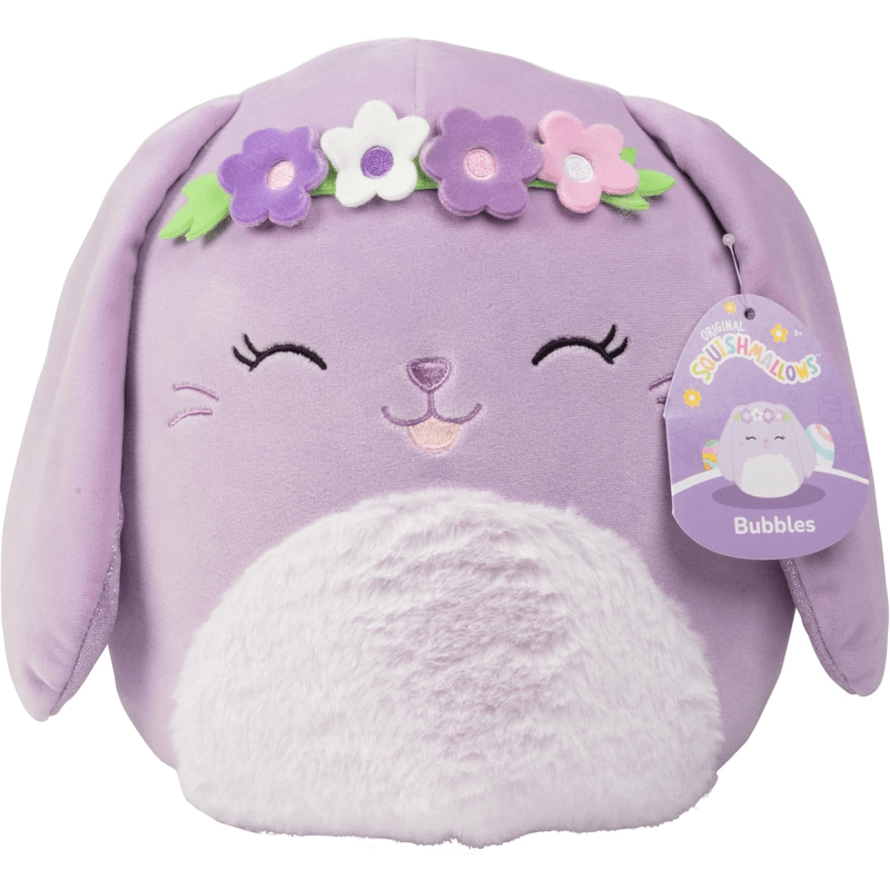 Squishmallows 10" Bubbles The Easter Bunny Plush