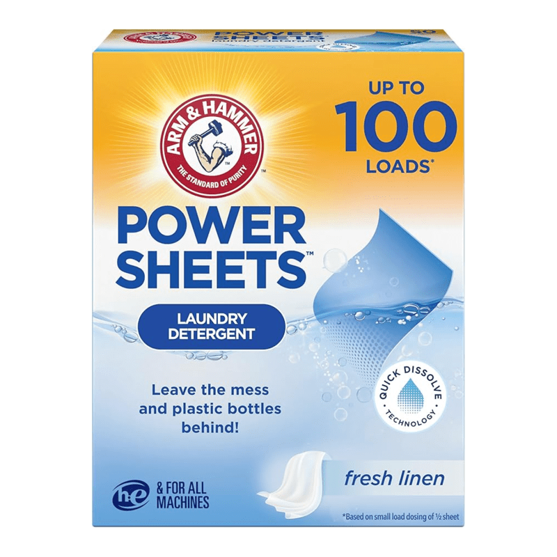 Arm & Hammer Has Dissolvable Laundry Detergent Sheets on Sale