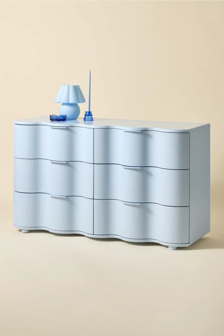 Blue dresser