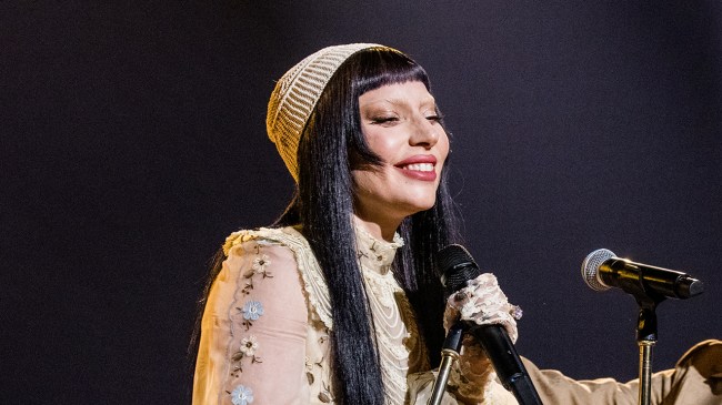 LOS ANGELES, CALIFORNIA - FEBRUARY 02: (L-R) Lady Gaga and Bruno Mars perform onstage during the 67th Annual GRAMMY Awards at Crypto.com Arena on February 02, 2025 in Los Angeles, California.