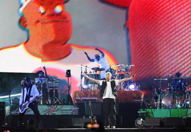 INDO-CA-APRIL 14, 2023: Gorillaz perform at Coachella weekend one on April 14, 2023.