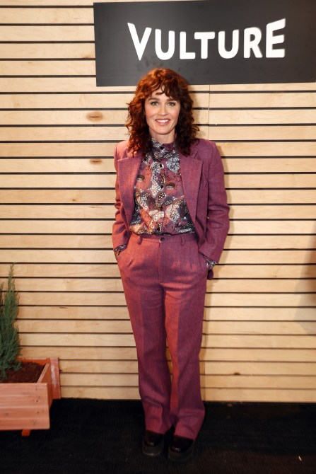 PARK CITY, UTAH - JANUARY 24: Robin Tunney at the The Vulture Spot at Sundance Film Festival at The Vulture Spot on January 24, 2025 in Park City, Utah.