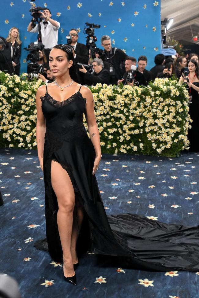 Georgina Rodríguez at The 2025 Met Gala Celebrating "Superfine: Tailoring Black Style" held at the Metropolitan Museum of Art on May 05, 2025 in New York, New York.