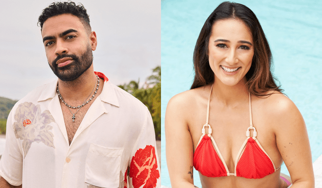 Jill and Justin on Bachelor in Paradise 2025