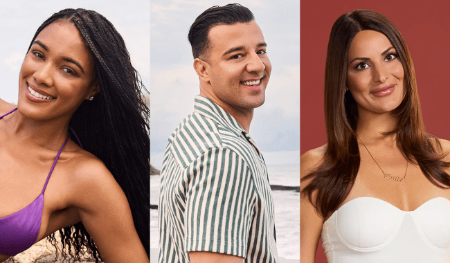 Brian, Parisa, Zoe on Bachelor in Paradise 2025