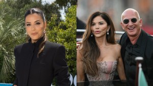 Eva Longoria, Lauren Sánchez, Jeff Bezos