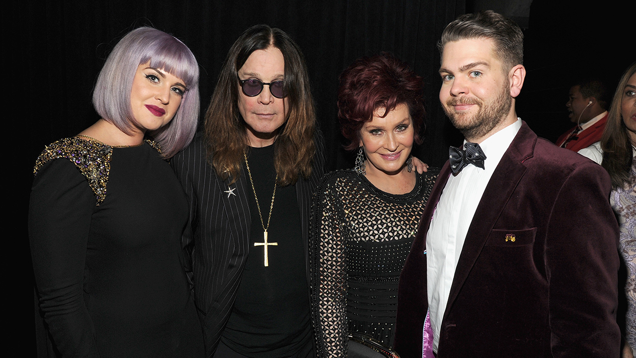 LOS ANGELES, CA - JANUARY 26:  Kelly Osbourne, Ozzy Osbourne, Sharon Osbourne and Jack Osbourne attend the 56th GRAMMY Awards at Staples Center on January 26, 2014 in Los Angeles, California.