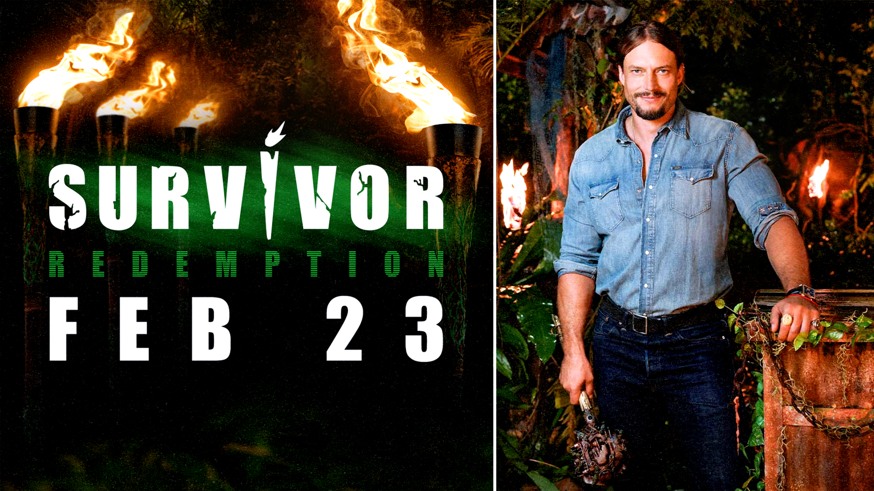 A photo of David Genat as the new host of Australian Survivor for the 2026 season of 'Australian Survivor,' which is called 'Australian Survivor: Redemption.'