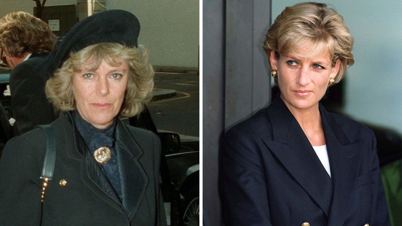 Young Camilla and Diana