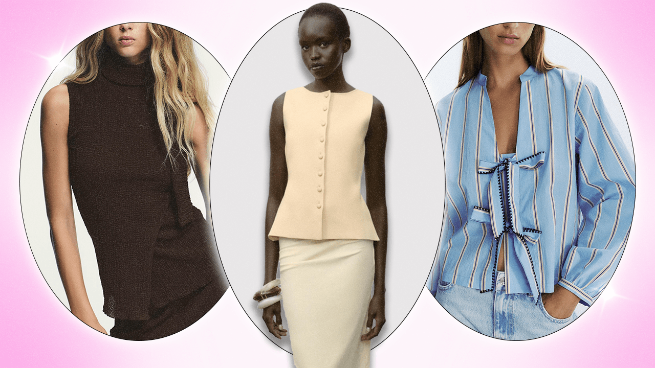 Three models wearing Zara clothing from the Zara "Special Prices" section