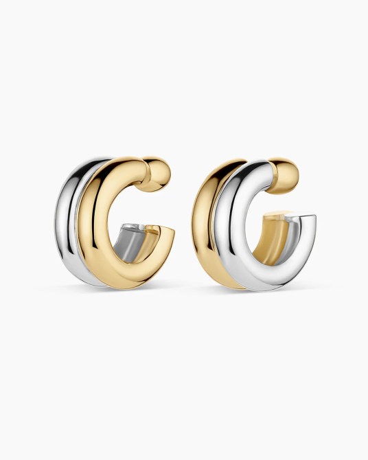 Gorjana Lou Mixed Stacked Hoops