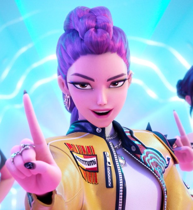 KPOP DEMON HUNTERS - (L-R) Mira (voice by MAY HONG), Rumi (voice by ARDEN CHO) and Zoey (voice by JI-YOUNG YOO