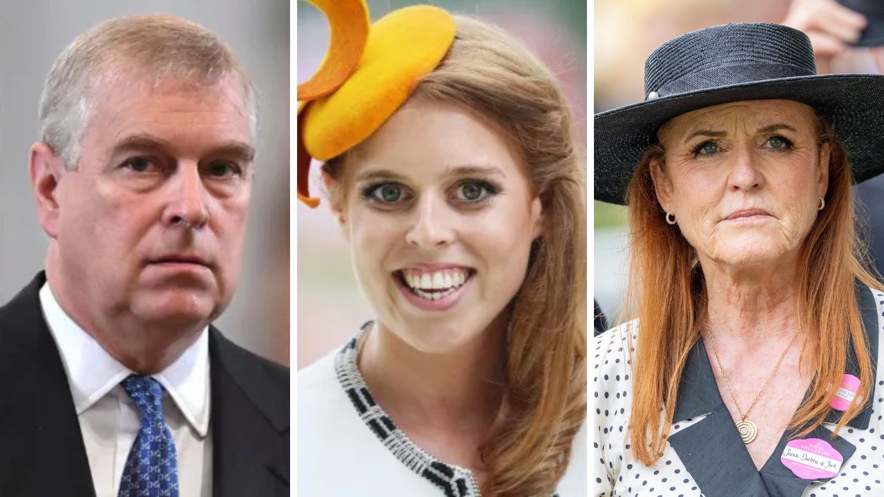 Andrew, Beatrice, Fergie