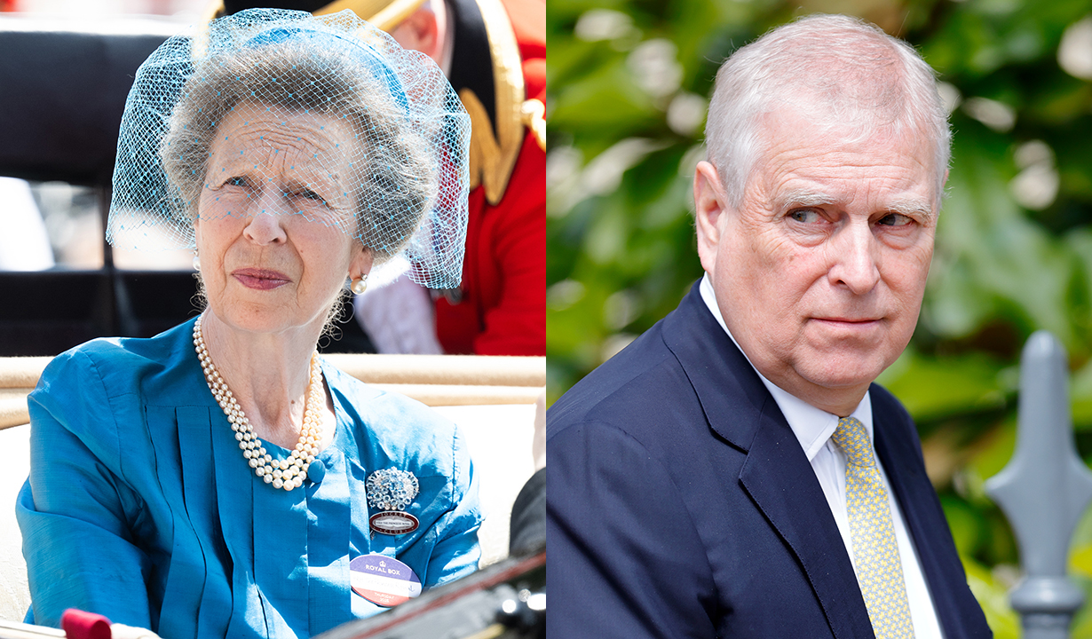 Princess Anne and Prince Andrew