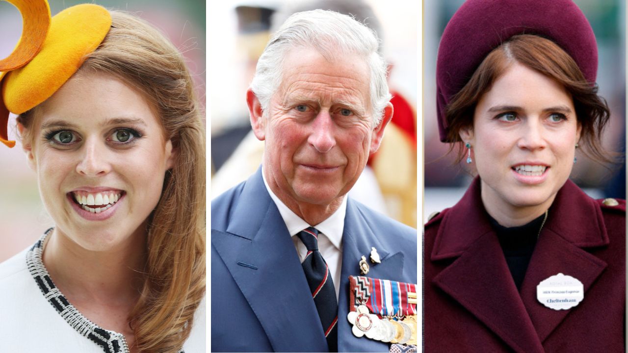 Princess Beatrice, King Charles, Princess Eugenie