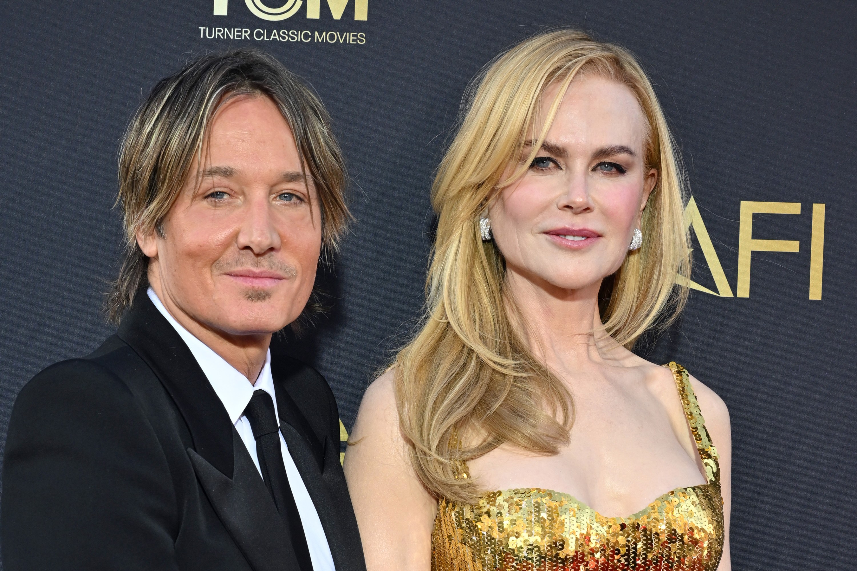 HOLLYWOOD, CALIFORNIA - APRIL 27: Keith Urban and Nicole Kidman attend the 49th AFI Life Achievement Award Gala Tribute Celebrating Nicole Kidman at Dolby Theatre on April 27, 2024 in Hollywood, California.