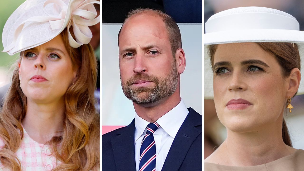 Princess Beatrice, Prince William and Princess Eugenie