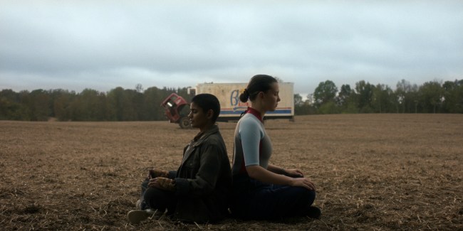 STRANGER THINGS: SEASON 5. (L to R) Linnea Berthelsen as Kali and Millie Bobby Brown as Eleven in Stranger Things: Season 5