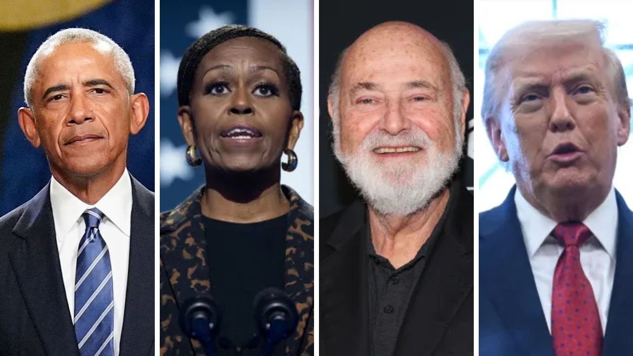 Michelle and Barack Obama, Rob Reiner, Donald Trump