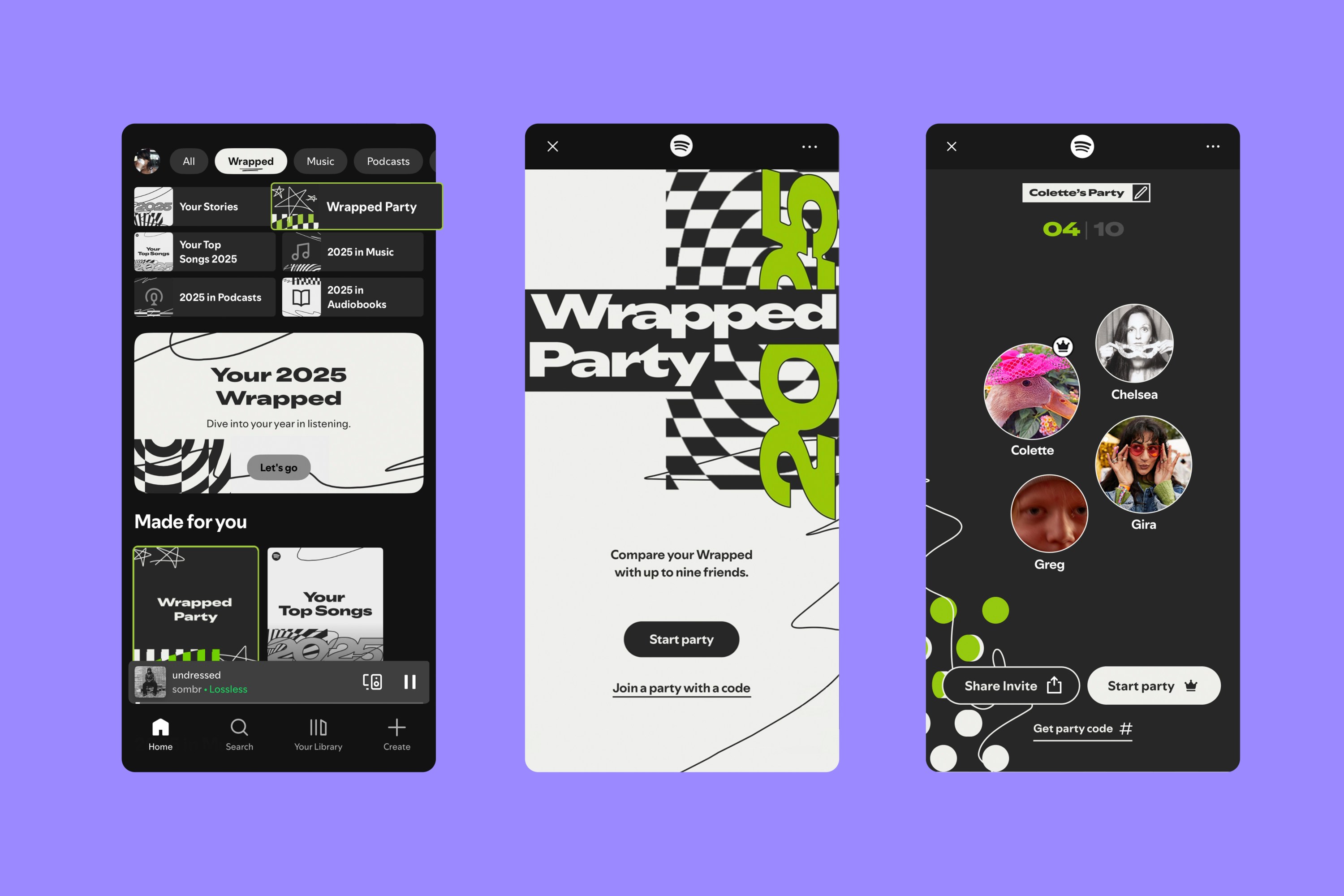 Spotify Wrapped Listening Party