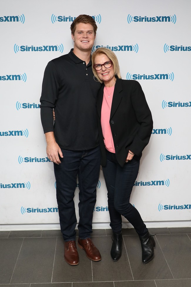 NEW YORK, NY - APRIL 23: Sam Darnold and Chris Darnold visit the SiriusXM Studios on April 23, 2018 in New York City