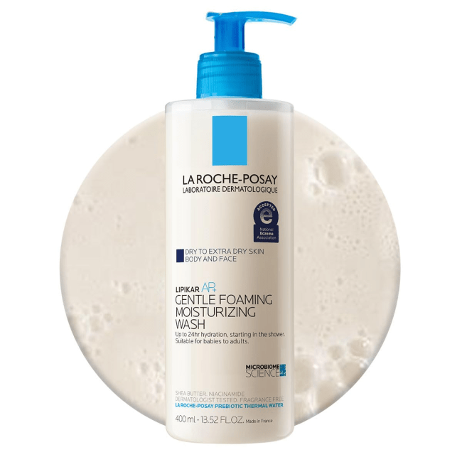 La Roche-Posay Lipikar Wash AP+ Gentle Foaming Moisturizing Wash